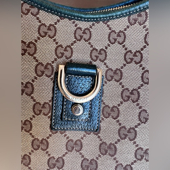 Authentic GUCCI Abbey D-ring Hobo in Green Strap - Picture 3 of 15